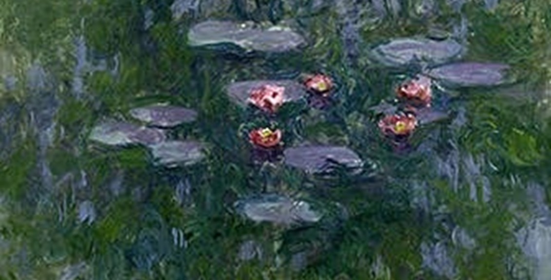 Padova mostra Claude Monet. Photo credits: Claude Monet (1840-1926), Ninfee, 1916-1919 circa. Olio su tela, 130×152 cm. Parigi, Musée Marmottan Monet, lascito Michel Monet, 1966. Inv. 5098 © Musée Marmottan Monet, Paris