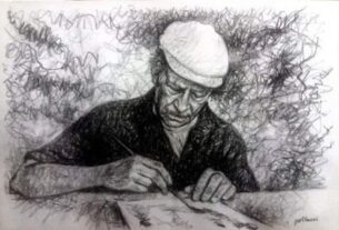 Giuseppe Migneco. Photo credits: Bruno Pollacci