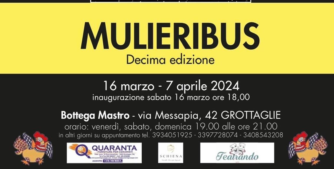 Grottaglie mostra Mulieribus 2024