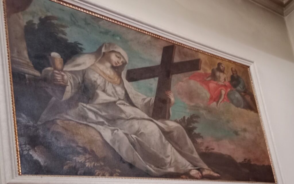 Fig. 3 Allegoria della Fede, Pasqualotto, Parrocchiale di Ss. Filippo e Giacomo, Longara (VI);